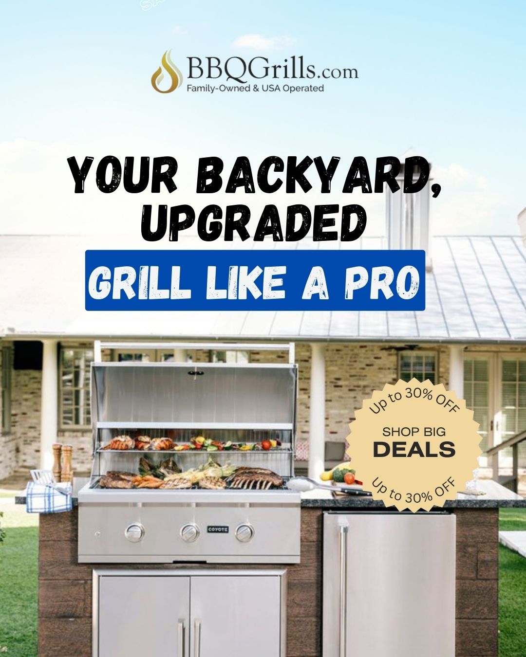 BBQGrills project by Tusk Creative Studios.
