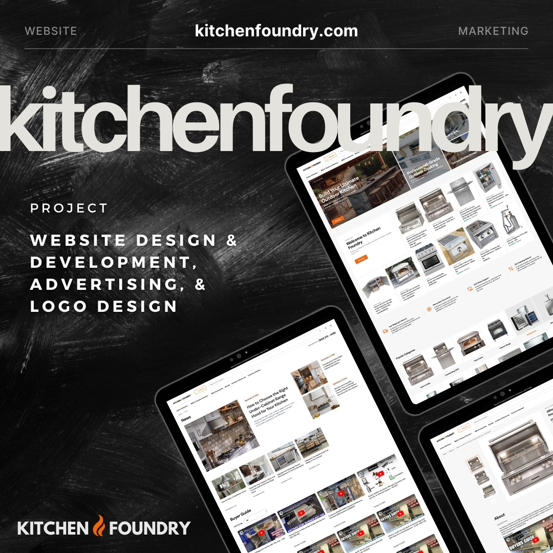 Kitchen Foundry website by Tusk Creative Studios